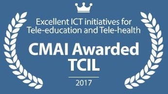 CMAI Award for Excellent ICT Initiatives for Tele-education and Tele-health, 2017