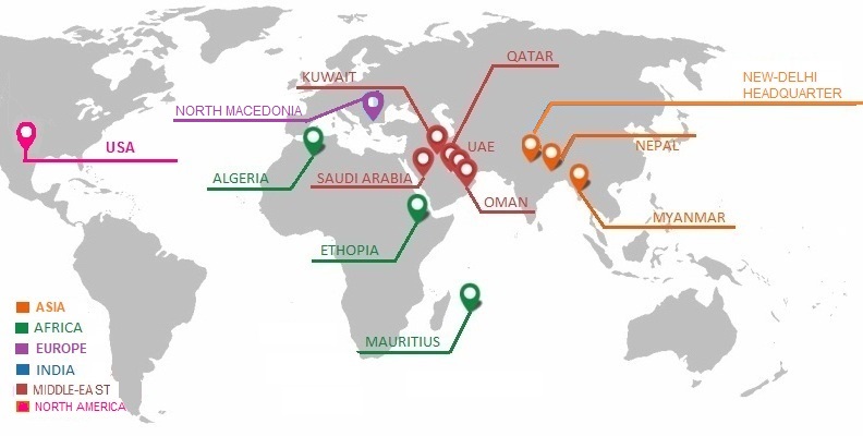 Global Presence Map