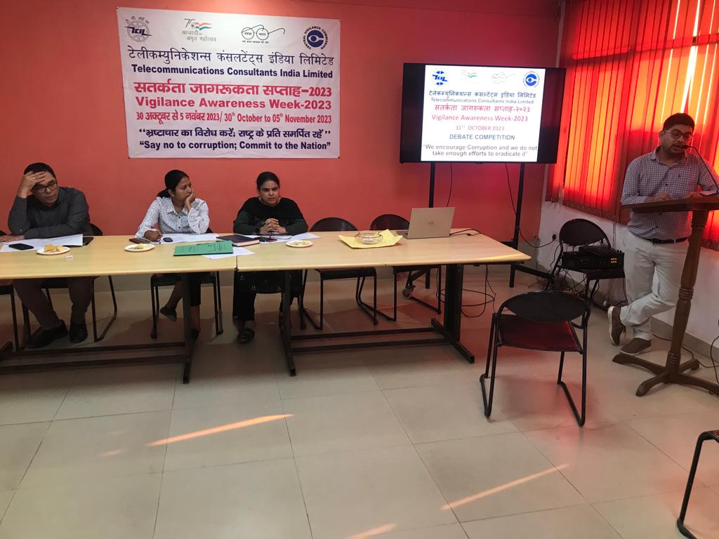 VIGILANCE AWARENESS WEEK 2023 DAY 2: Various competitions during Vigilance Awareness Week 2023 VIGILANCE AWARENESS WEEK 2023 DAY 2: Various competitions during Vigilance Awareness Week 2023