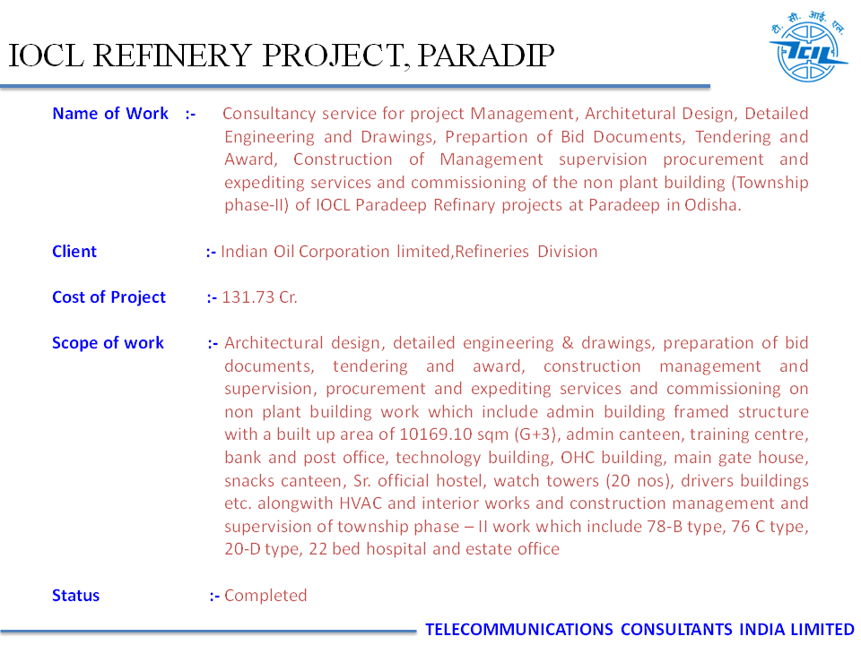 IOCL Refinery Project, Paradip - 1
