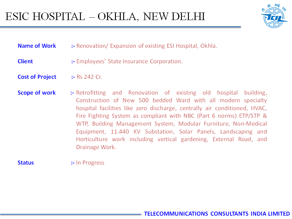 ESIC Hospital Okhla, New Delhi