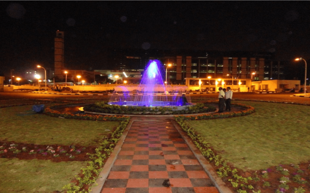 LANDSCAPING WORK AT ANDHRA BANK